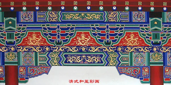眉山中国建筑彩画装饰图案